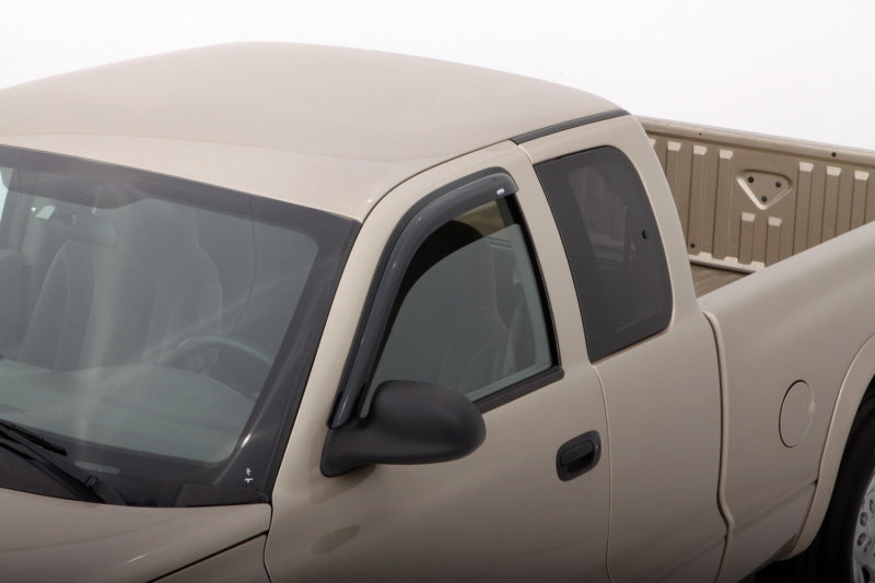 AVS 00-04 Dodge Dakota Crew Cab Ventvisor Outside Mount Window Deflectors 4pc - Smoke 94853 94853 Photo - Primary