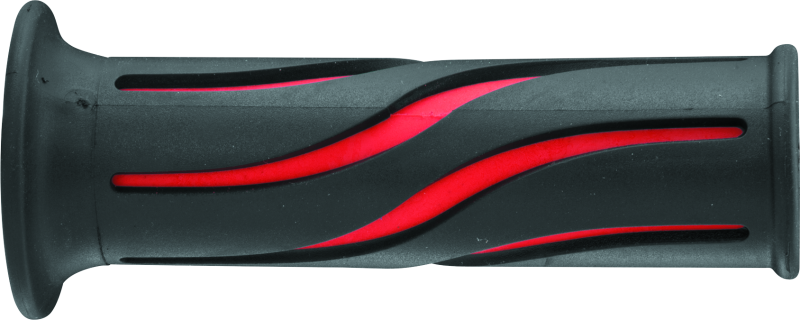 BikeMaster 7/8in Wave Grips - Black/Red 105936 105936 Photo - Primary