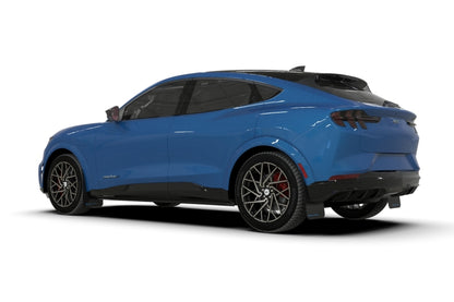 Rally Armor 21-23 Ford Mustang Mach-E Black Mud Flap w/ White Logo MF96-UR-BLK-WH MF96-UR-BLK-WH User 1