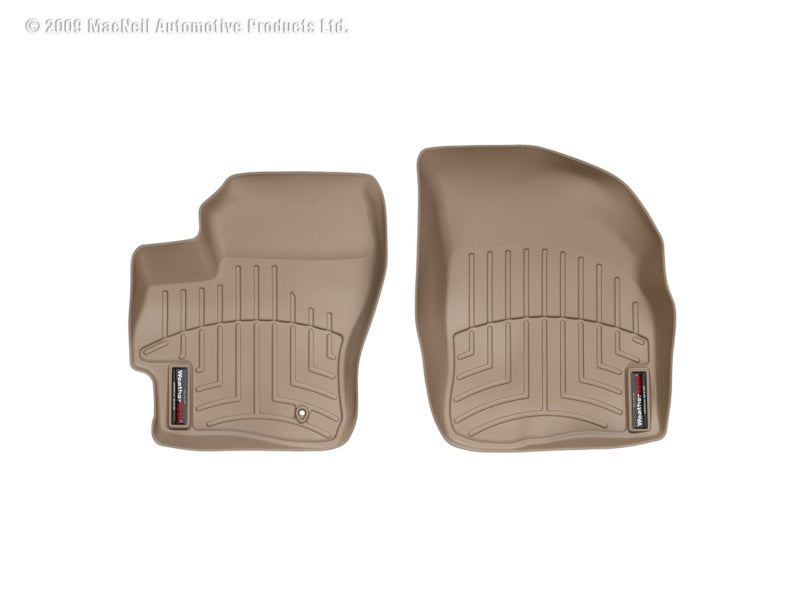 WeatherTech WT FloorLiner - Front - Tan Floor Mats Floor Mats - Rubber main image