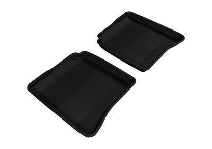 3D MAXpider 2007-2013 Mercedes-Benz S-Class W221 Kagu 2nd Row Floormats - Black L1MB00621509 L1MB00621509 Photo - Primary