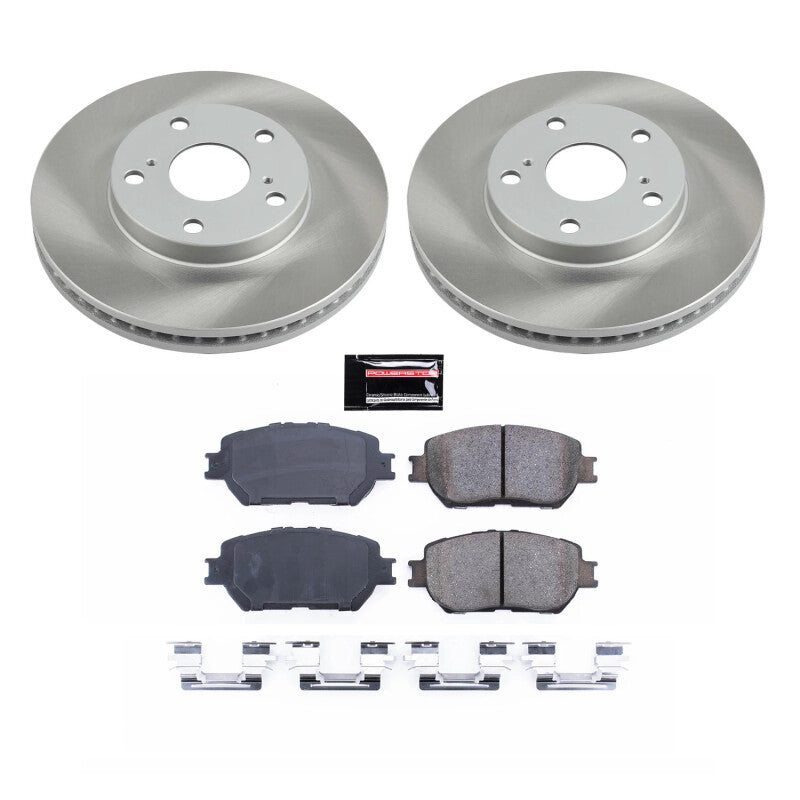 PowerStop Power Stop 02-06 Toyota Camry Front Semi-Coated Rotor Kit SC1064 SC1064 Photo - Primary