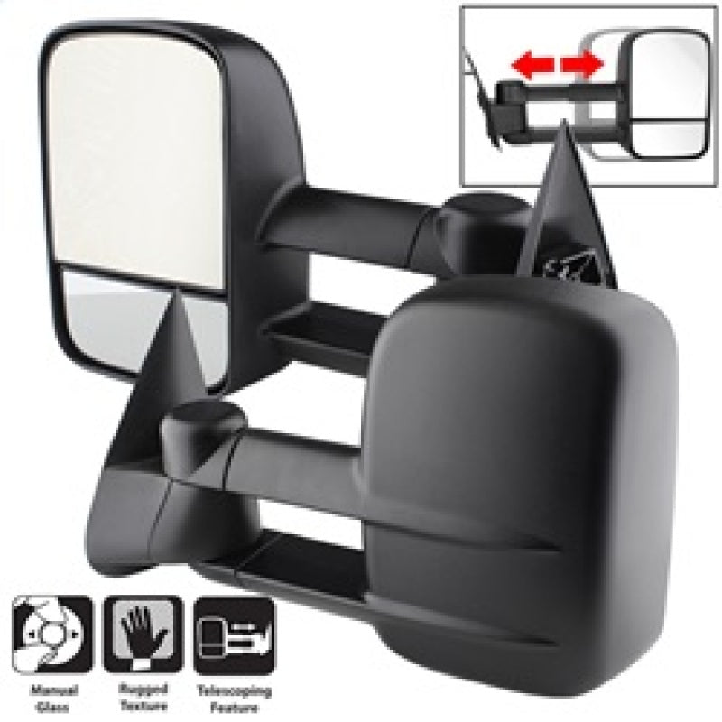 SPYDER Xtune Chevy Silverado 99-06 L&R Manual Extendable Manual Adjust Mirror MIR-CSIL03-MA-SET 9935688 9935688 Photo - Primary