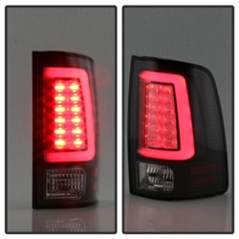 Spyder Dodge Ram 2013-2014 Light Bar LED Tail Lights - Black ALT-YD-DRAM13V2-LED-BK 5084057 5084057 Photo - Unmounted