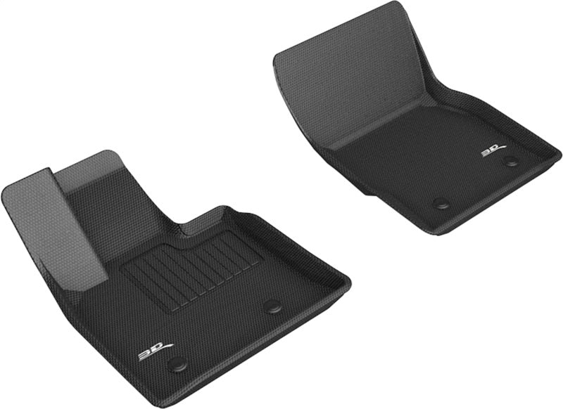 3D MAXpider 18-21 Alfa Romeo Stelvio / Stelvio Quadrifoglio Kagu 1st Row Floormats - Black L1AR00011509 L1AR00011509 Photo - Primary