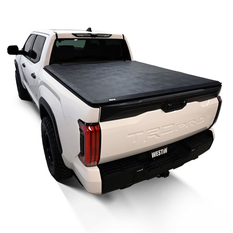 Westin 22-24 Toyota Tundra 5.5ft. Bed Soft Roll Tonneau Cover - Black 19-10285 19-10285 Photo - Mounted