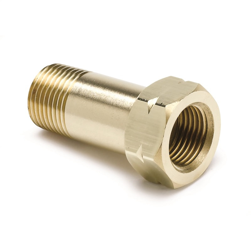 Autometer Fitting, Adapter, 3/8" Npt Male, Extension, Brass For Auto Gage Mech. 2373 Photo - Primary