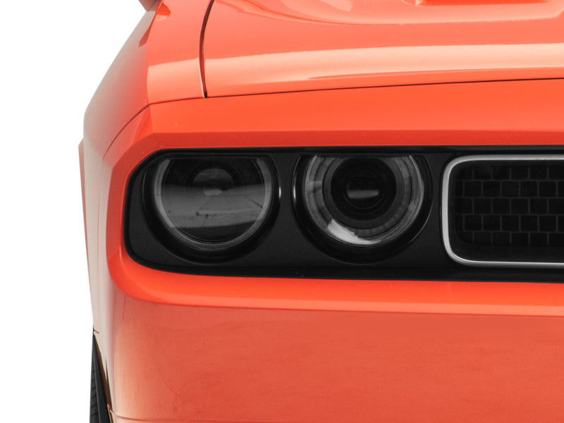 Raxiom 08-14 Dodge Challenger Halo Projctr Headlights w/Sequential Turn Signals-Blk Hsng(Clear Lens) CH3761 CH3761 Photo - Close Up