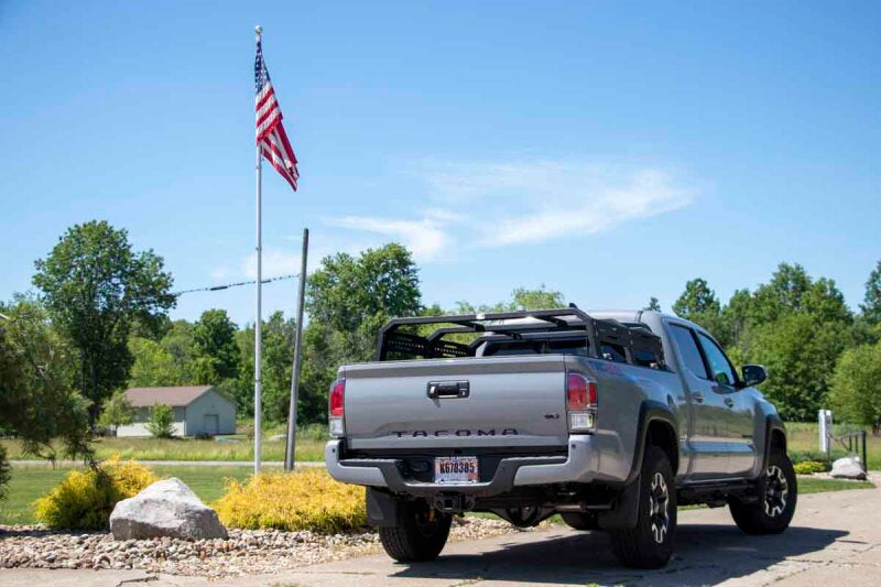 Fishbone Offroad 2016+ Toyota Tacoma Short 61In Tackle Rack FB21244 FB21244 Photo - lifestyle view