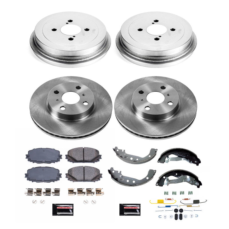 PowerStop Power Stop 15-18 Toyota Yaris Front & Rear Autospecialty Brake Kit KOE15497DK KOE15497DK Photo - Primary