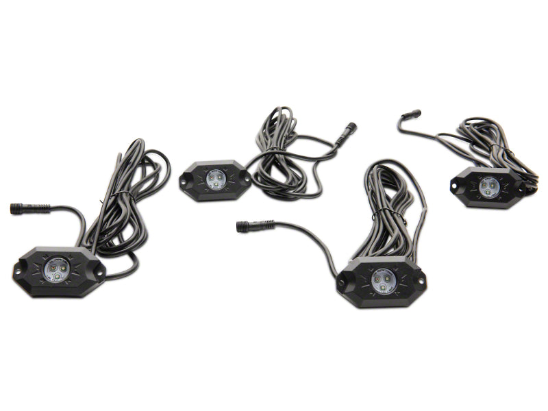 Raxiom Axial MultiColor Underbody Rock Light Kit w/ BTH Remote Universal (Some Adaptation Required) U5456 U5456 Photo - Primary
