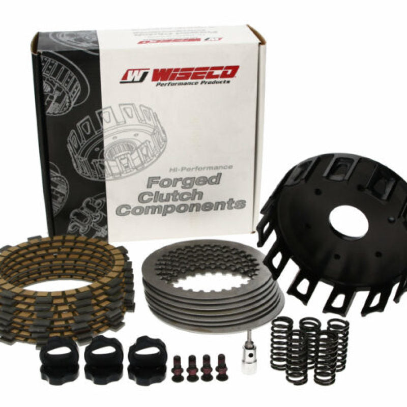 Wiseco Cluch Plate Kit - 6 Steel Clutch Basket WPPS054