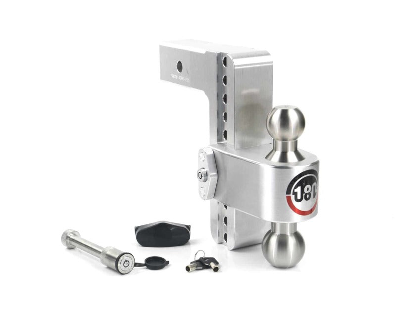 Weigh Safe 180 Hitch 8in Drop Hitch & 2.5in Shank (10K/18.5K GTWR) w/WS05 - Aluminum LTB8-2.5-KA LTB8-2.5-KA User 1