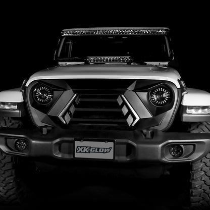 XKGLOW XK Glow JL Wrangler & Gladiator JT XKCHROME LED Grill Kit (Dual Mode) XK-GRILL-JL1-DM XK-GRILL-JL1-DM User 1