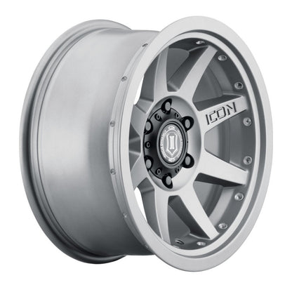 ICON Rebound Pro 17x8.5 5x4.5 0mm Offset 4.75in BS 71.5mm Bore Titanium Wheel 21817856547TT 21817856547TT Photo - out of package