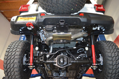 Injen 18-20 Jeep Wrangler JL V6-3.6L & L4-2.0L(t) High Tuck Axle Back Exhaust SES5006AB SES5006AB Photo - Mounted