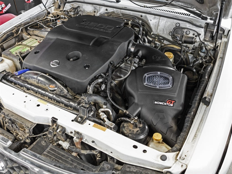 aFe Momentum GT Pro 5R Cold Air Intake System: Nissan Patrol (Y61) 01-16 I 54-76106 Photo - Mounted