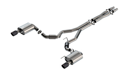 Borla 2024 Ford Mustang GT 5.0L V8 w/o Active Exhaust S-Type Cat-Back Exhaust System - Carbon Fiber 140960CFBA 140960CFBA Photo - Primary