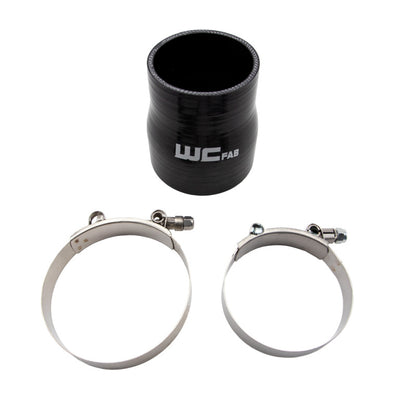 Wehrli 3in x 3.5in ID Straight Reducer x 4in Long Silicone Boot & Clamp Kit WCF207-115 WCF207-115 Photo - Primary