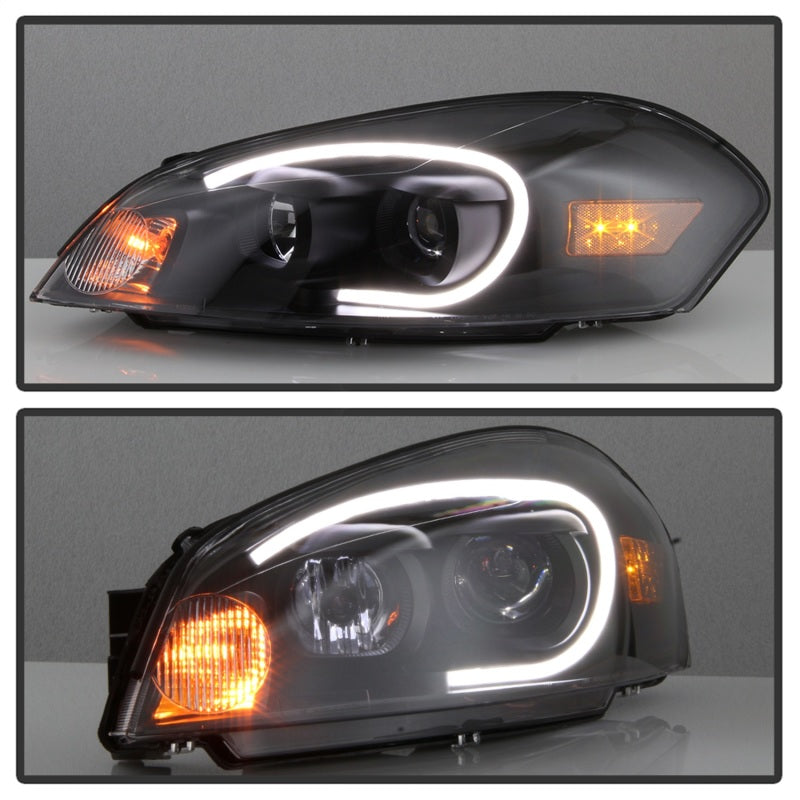SPYDER xTune 06-13 Chevrolet Impala LED Light Bar Headlights - Black (PRO-JH-CIM06-LB-BK) 9042232 9042232 Photo - Unmounted