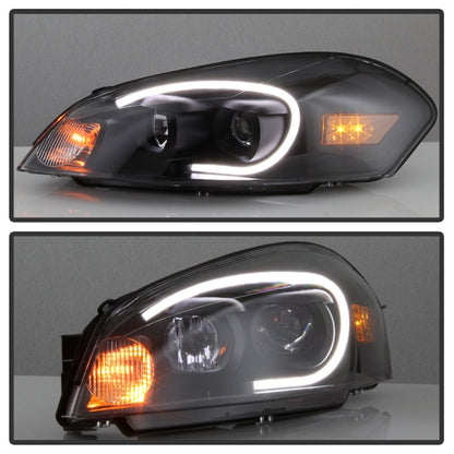 SPYDER xTune 06-13 Chevrolet Impala LED Light Bar Headlights - Black (PRO-JH-CIM06-LB-BK) 9042232 9042232 Photo - Unmounted
