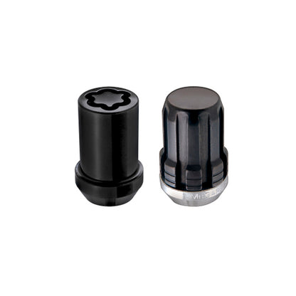 McGard SplineDrive Tuner 4 Lug Install Kit w/Locks & Tool (Cone) M12X1.25 / 13/16 Hex - Blk 65454BK 65454BK Photo - Primary