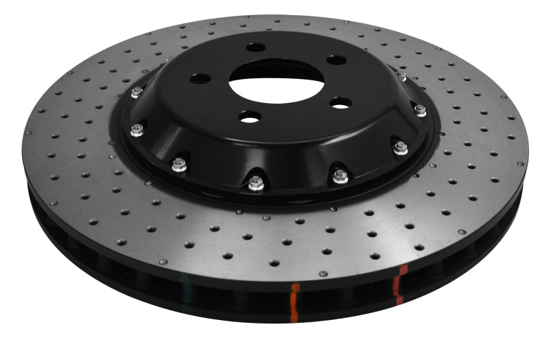 DBA 15-20 Ford Mustang GT Perf Package (380mm Front Rotor) Front 5000 Series Drilled Rotor w/Blk Hat 52166BLKXD 52166BLKXD Photo - out of package