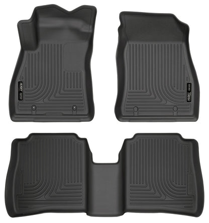 Husky Liners 14-18 Nissan Sentra Weatherbeater Black Front & 2nd Seat Floor Liners 95631 95631 Photo - Primary