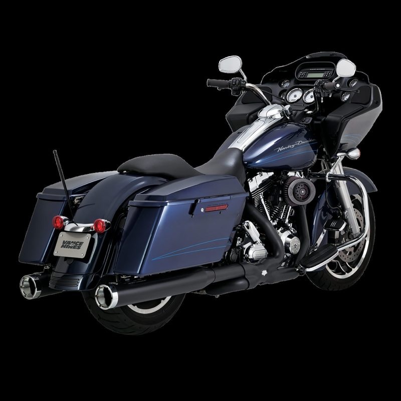 Vance and Hines Monster Round Slip-Ons Blk 46780 46780 User 1