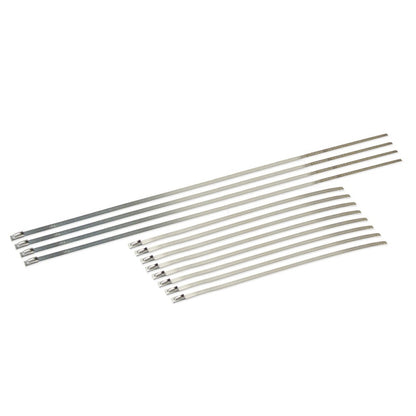 DEI Stainless Steel Locking Tie Eight 8in and Four 14in per pack 10205 10205 Photo - Primary