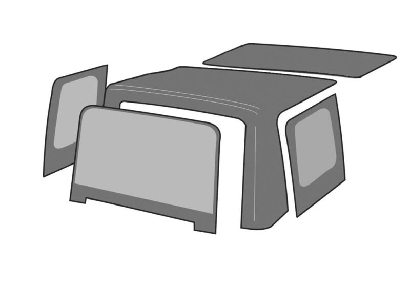 Rampage Factory Replacement Soft Top for 1997-2006 Jeep Wrangler TJ with Door 99535 Photo - Primary