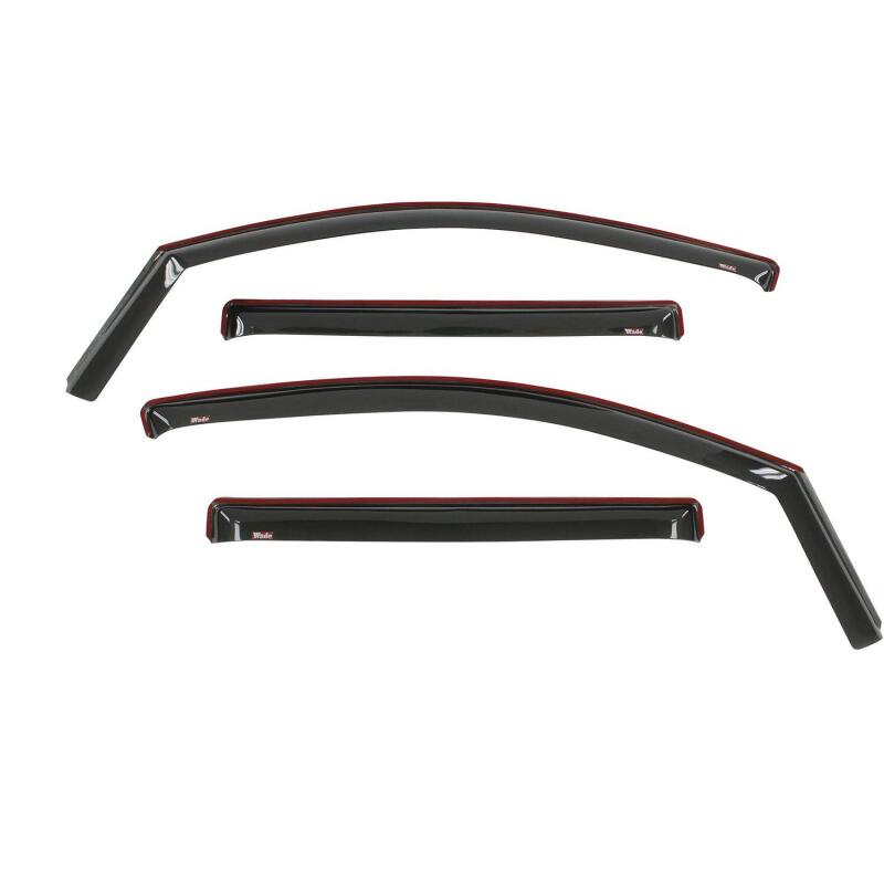 Westin 2016-2018 Nissan Titan XD/Titan Wade In-Channel Wind Deflector 4pc - Smoke 72-69483 72-69483 Photo - Primary