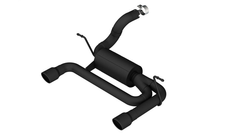 Borla 2018 Jeep Wrangler JL/JLU 3.6L 2DR/4DR ATAK SS Axle Back Black Coated Exhaust w/3.5in Tips 11957CB 11957CB Photo - Primary