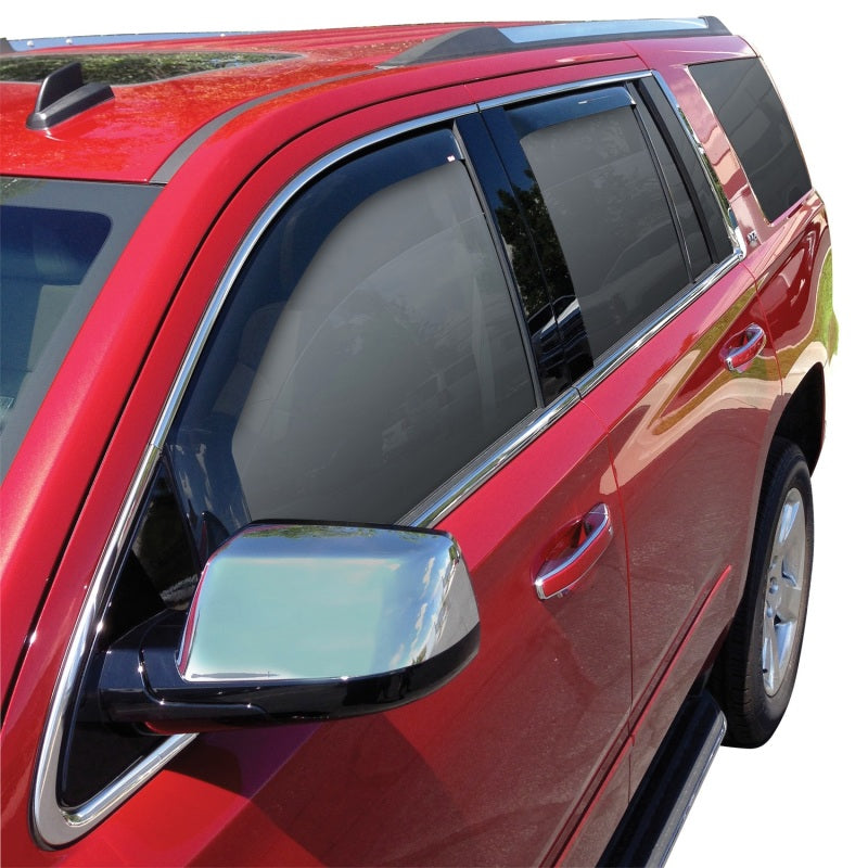 Westin 15-18 Chevy/GMC/Cadillac Tahoe/Yukon/Escalade Wade In-Channel Wind Deflector 4pc - Smoke 72-39419 72-39419 Photo - Primary