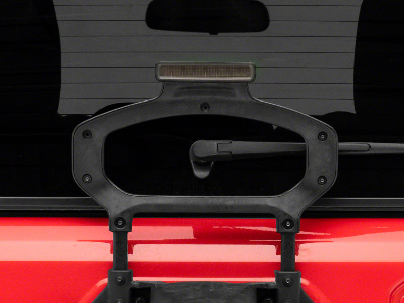 Raxiom18-23 Jeep Wrangler JL Axial Series Hyper Flash LED Third Brake Light- Smoked J140396-JL J140396-JL Photo - Primary