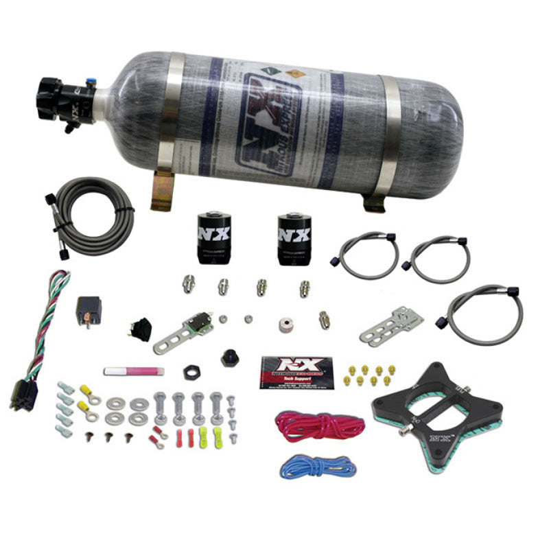 Nitrous Express 96-04 Ford Mustang 4.6L 2 Valve Nitrous Plate Kit w/Composite Bottle 20946-12 20946-12 Photo - Primary