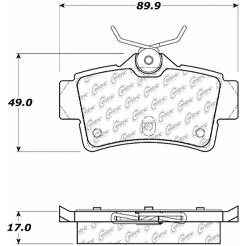 StopTech  Street Brake Pads; Rear With Shims 308.06270 Photo - Primary