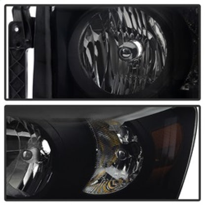 SPYDER Xtune Dodge Ram 1500 06-08 Amber Crystal Headlights Black Smoked HD-JH-DR06-AM-BSM 9030369 9030369 Photo - Unmounted