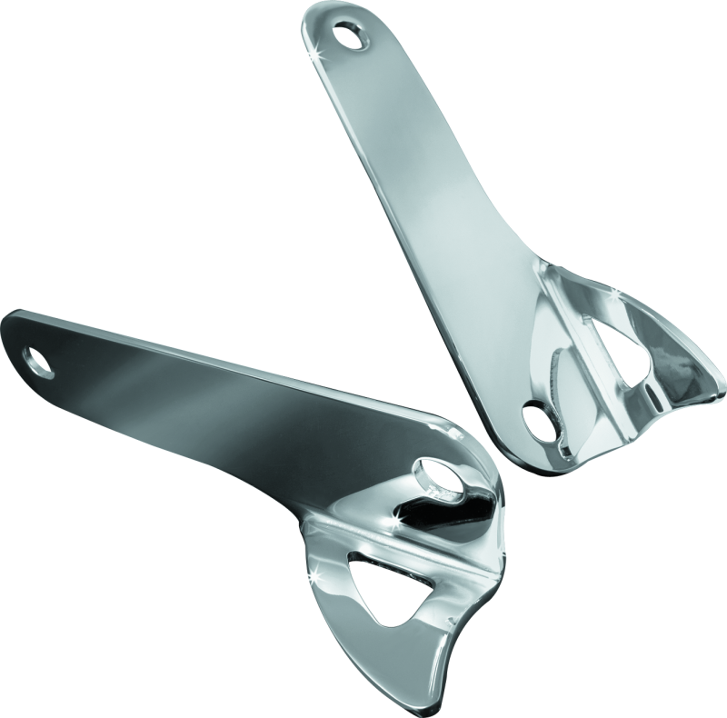 Kuryakyn Teardrop Tie Down Brackets 00-13 Touring Models Chrome 924 924 Photo - Primary