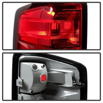 SPYDER Xtune Chevy Silverado 2014-2016 Driver Side Tail Lights - OEM Left ALT-JH-CS14-OE-L 9031915 9031915 Photo - Unmounted