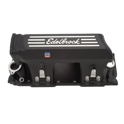Edelbrock Manifold, Efi, Pro-flo Xt, BB Chevy, Rect. Port Heads, Black Powder Co 71363 Photo - Primary