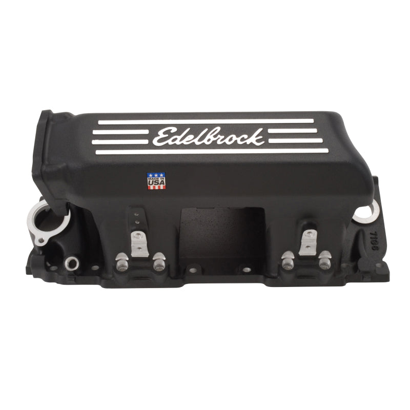 Edelbrock Manifold, Efi, Pro-flo Xt, BB Chevy, Rect. Port Heads, Black Powder Co 71363 Photo - Primary