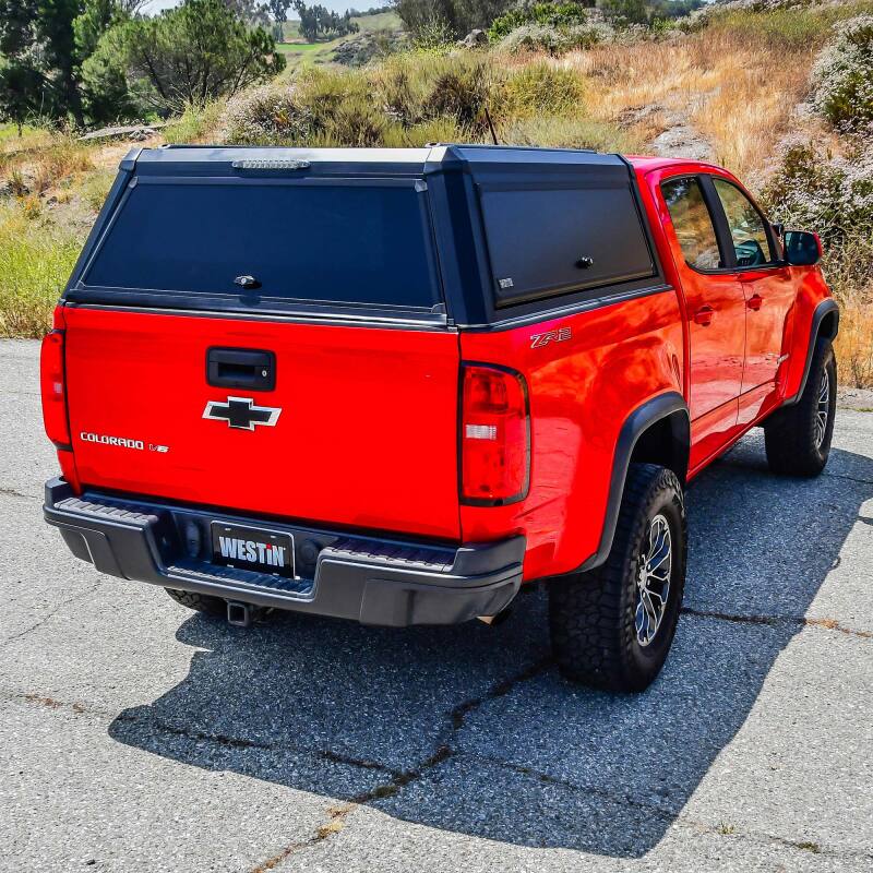 Westin 15-22 Chevrolet Colorado CC 5ft Bed EXP Truck Cap - Black - Box 1 (Box 2 Required 16-11015B) 16-11015A 16-11015A User 1