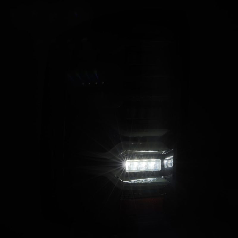 AlphaRex 14-18 GMC Sierra 1500/2500HD/3500HD LUXX-Series LED Tail Lights Alpha-Blk Actv Lgt Seq. Sig 630030 630030 User 5