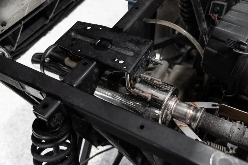 MBRP 2010 Ranger 500EFI / 10-17 Polaris Ranger 800 Slip-On Performance Series Exhaust AT-9527PT AT-9527PT Photo - Mounted