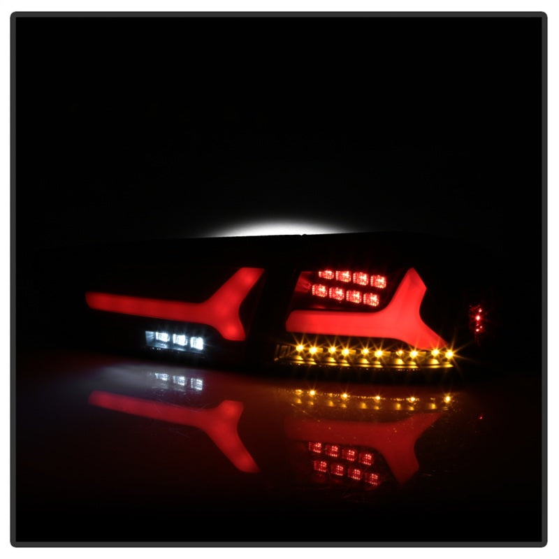 Spyder Mitsubishi Lancer/Evolution X 08-14 V2 LED Tail Lights - Black Smoke ALT-YD-ML08V2-SEQ-BSM 5088147 5088147 Photo - Unmounted