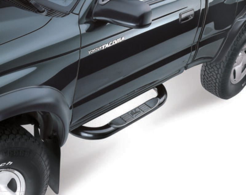 Westin 1995-2004 Toyota Tacoma Reg Cab (4WD or PreRunner only) Signature 3 Nerf Step Bars - Black 25-0835 25-0835 Photo - Mounted