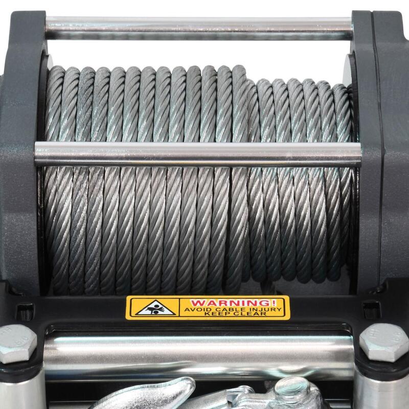 Superwinch 4500 LBS 12V DC 15/64in x 50ft Steel Rope Terra 4500 Winch - Gray Wrinkle 1145260 1145260 Photo - Close Up
