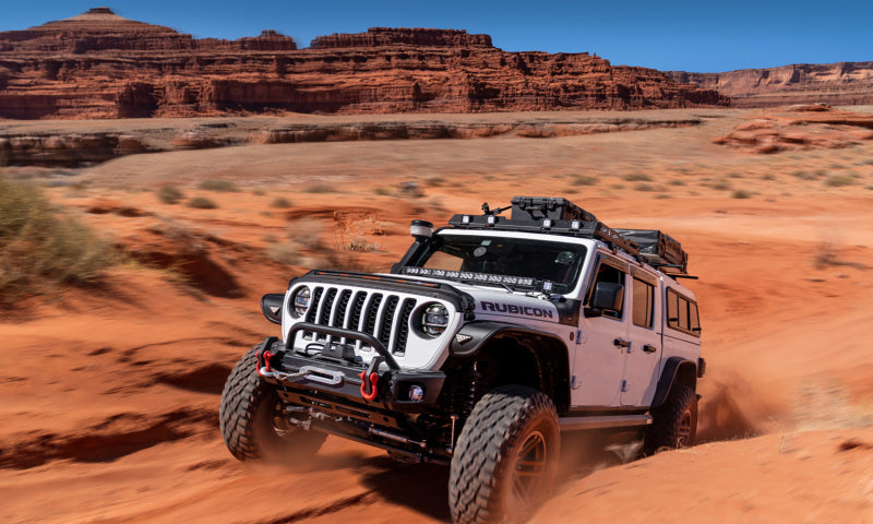 Bushwacker 2020 Jeep Gladiator Launch Edition Flat Style Flares 4pc - Black 10928-07 10928-07 Photo - Mounted