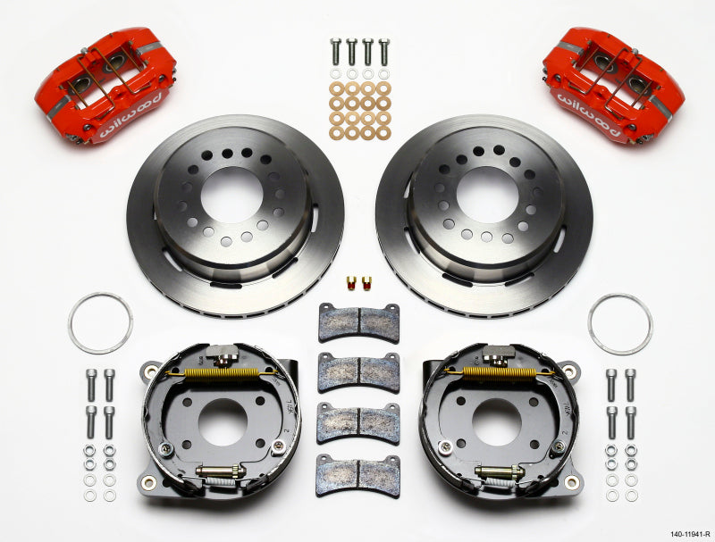 Wilwood Dynapro Low-Profile 11.00in P-Brake Kit - Red AMC 71-74 2.60in Offset 140-11941-R 140-11941-R Photo - Primary